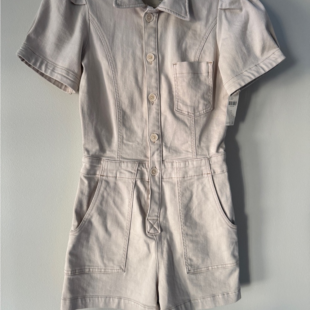 NWT The Kit Utility Romper by Pilcro Size 2 - Picture 4 of 8